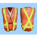 LED Reflective Safety Vest, 100% Polyster With High Bright Reflective Tape