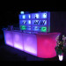 LED Snake Bar Counter, LED Light Bar Furniture Bar Counters, LED Plastic Bar Counters