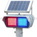 LED Solar Traffic Warning Light Sign