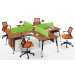 Laminated Board Fireproof Staff Partition Desk (HF-CE004)