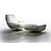 Leather Leisure Sofa & Footrest