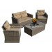 Leisure Furniture Outdoor Wicker Patio Garden Rattan Sofa Set (PAS-1225B)