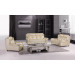 Leisure Furniture Wood Frame 3seater Leather Sofa (B107)