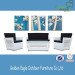 Leisure Garden PE Rattan Outdoor Furniture Sofa Set