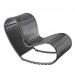 Leisure Modern Outdoor PE Rattan Rocker Chair