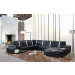 Living Room Big Corner Real Leather Sofa (S017)