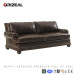 Living Room Chambers Leather Sofa (OZ-SF-032)