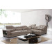 Living Room Furniture Low Back Leather Sofa Set (SO63)