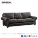 Living Room Riversdale Leather Sofa (OZ-SF-030)