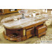 Living Room Solid Wood Marble Top Tea Table (TM-336)
