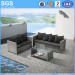 Low Price Hot Sale Modern Rattan Sofa 3 PCS Set Outdoor Furniture (LN-900)