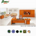 MDF Cherry High End Office Table with Woode Veneer