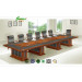 MDF High End Wood Veneer PU Cover Conference Table