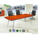 MDF High Quality Metal Base Conference Table with Wood Veneer