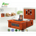 MDF High Quality Office Table with Wood Veneer PU Cover