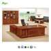 MDF Luxury High End Office Table with PU Cover