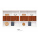 MDF Wood Veneer High End Wooden Modern Design Office Cabinet