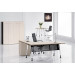 Melamine Office Table with Side Cabinet (OWEN-VE02)