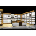 Men Shoes Store Fixture with Display Table and Wall Stand