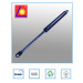 Metal Flat Eyelet Gas Spring with Steel Material for Car Trunk
