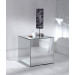Mirror Furniture Glass Mirrored Side End Table