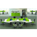 Model Style Premium Staff Partition Workstations Office Desk (PS-15-MF01-4)