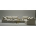 Moden White Fabric Sofa Living Room Sofa Set D-74-D (R) +B+2e (R)