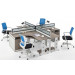 Modern 4 Seats Office Partition Cubical Workstation (HF-CB004)