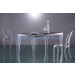 Modern Acrylic Dining Table and Chair Furniture Set for Sale