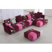 Modern Corner Fabric Sofa Bed (LS4A133-2)