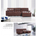 Modern Design Genuine Leather Sofa (717)