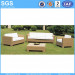 Modern Design Yellow Rattan Sofa Patio Furniture