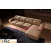 Modern European Wooden Leather Sofa Furniture Sofa Set (N829)
