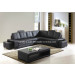 Modern Fashion Living Room Wood Frame Sponge Corner Leather Sofa (S022)