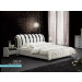 Modern Furniture Home Hotel Soft Double Leather Bed (J302 #)