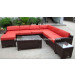 Modern Furniture Outdoor Rattan Patio Wicker Garden Sofa Set (PAS-097)
