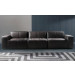 Modern Leather 3 Seats Sofa (D-56)