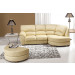 Modern Leather Corner Sofa (608)