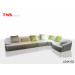 Modern Leather Corner Sofa with Armrest (LS4A152)