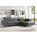 Modern Leather Fabric Sofa with Adjustable Back Rest (JP-sf-200)