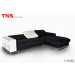 Modern Leather Sofa (LS4A63)