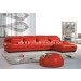 Modern Living Room Furniture Leather Sofa Set (831)