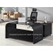 Modern Office Furniture Glass Office Desk Glass Office Table (HX-GL018)