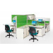 Modern Office Furniture with Overhead Cabinet (HF-YT6028)