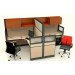 Modern Office Partition with Hang Cabinet, Office Furniture Supplier (HF-YZ801)
