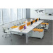 Modern Office Workstation Screen Bench Table with Partition Divider (HF-YZB014)