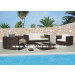 Modern Outdoor Furniture/ Aluminum Frame Rattan (Kute)