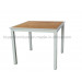 Modern Outdoor Furniture Aluminum Teak Wood Table (D540)