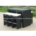 Modern Outdoor Furniture Rattan Bar Counter and Chairs (8024)