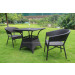 Modern Outdoor Hotel Rattan Dining Set